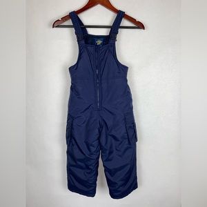 OshKosh B’Gosh Navy Blue Ski Bibs Snowboard Sledding Snow Pants 5 EUC